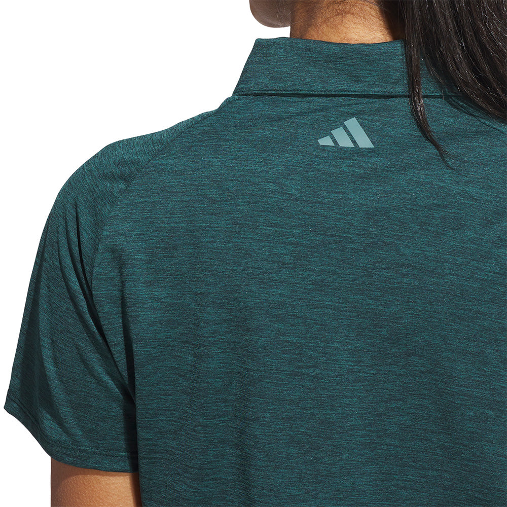 Women's Ultimate365 Heathered Twistknit 1/4 Zip Polo