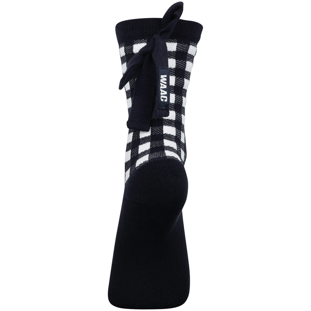 Women's Check Ribbon Socks