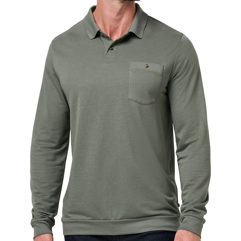 December First Long Sleeve Polo