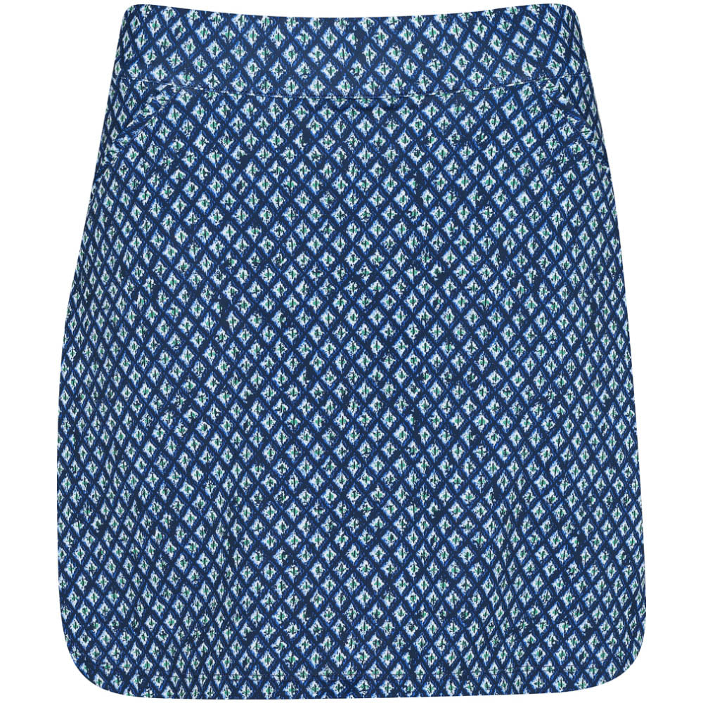 Women's Crown Sport Ocean Ikat Alice Petal Hem Skort