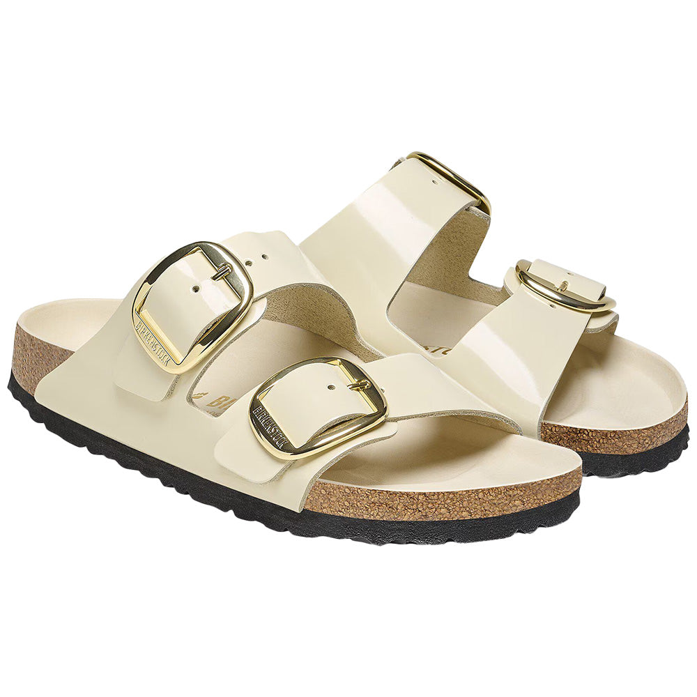 Women's Arizona Big Buckle Natural Leather Patent Shoes