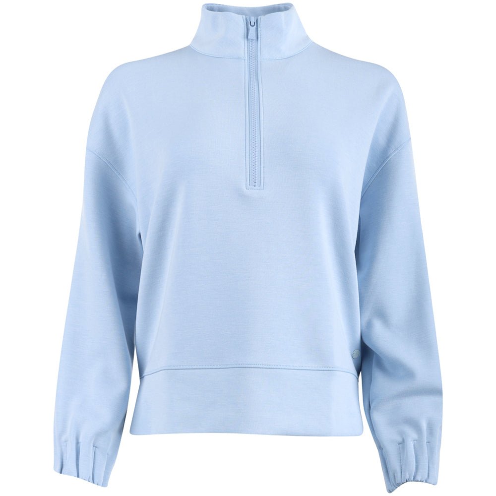 Women's Flora Knit Melange 1/2 Zip Pullover - Fairway Styles