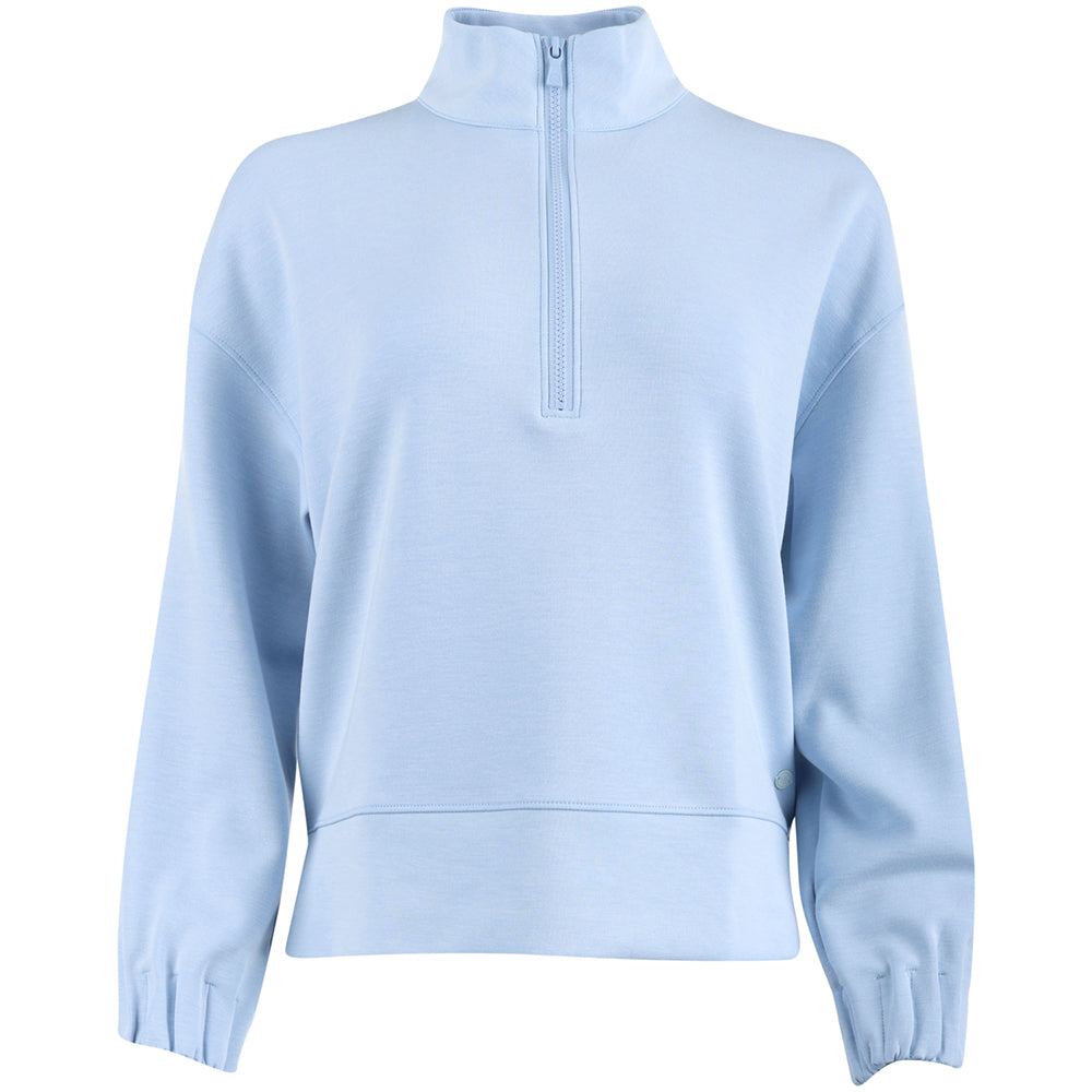 Women's Flora Knit Melange 1/2 Zip Pullover
