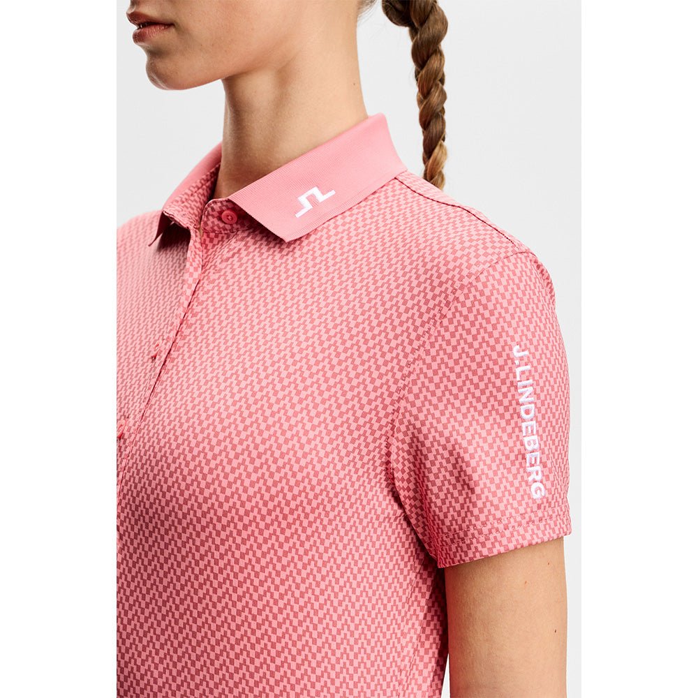 Women's Tour Tech Print Polo