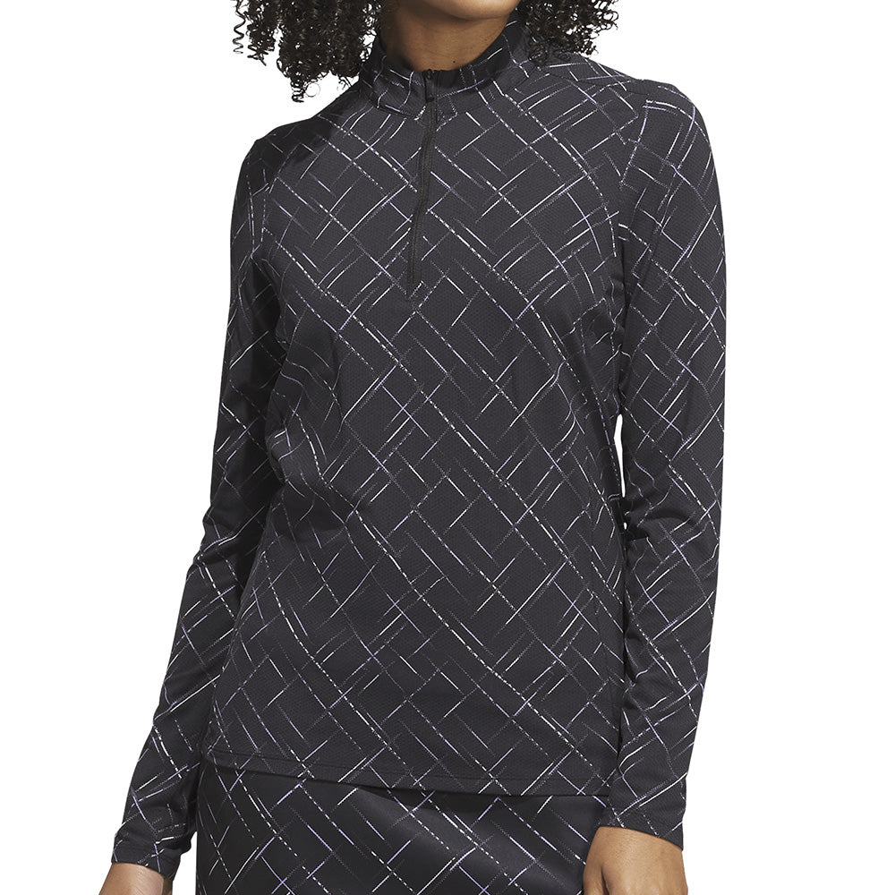 Women's Ultimate365 Print 1/4 Zip Mock Neck Pullover