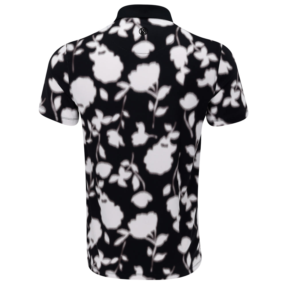Blur Floral Tech Jersey Polo