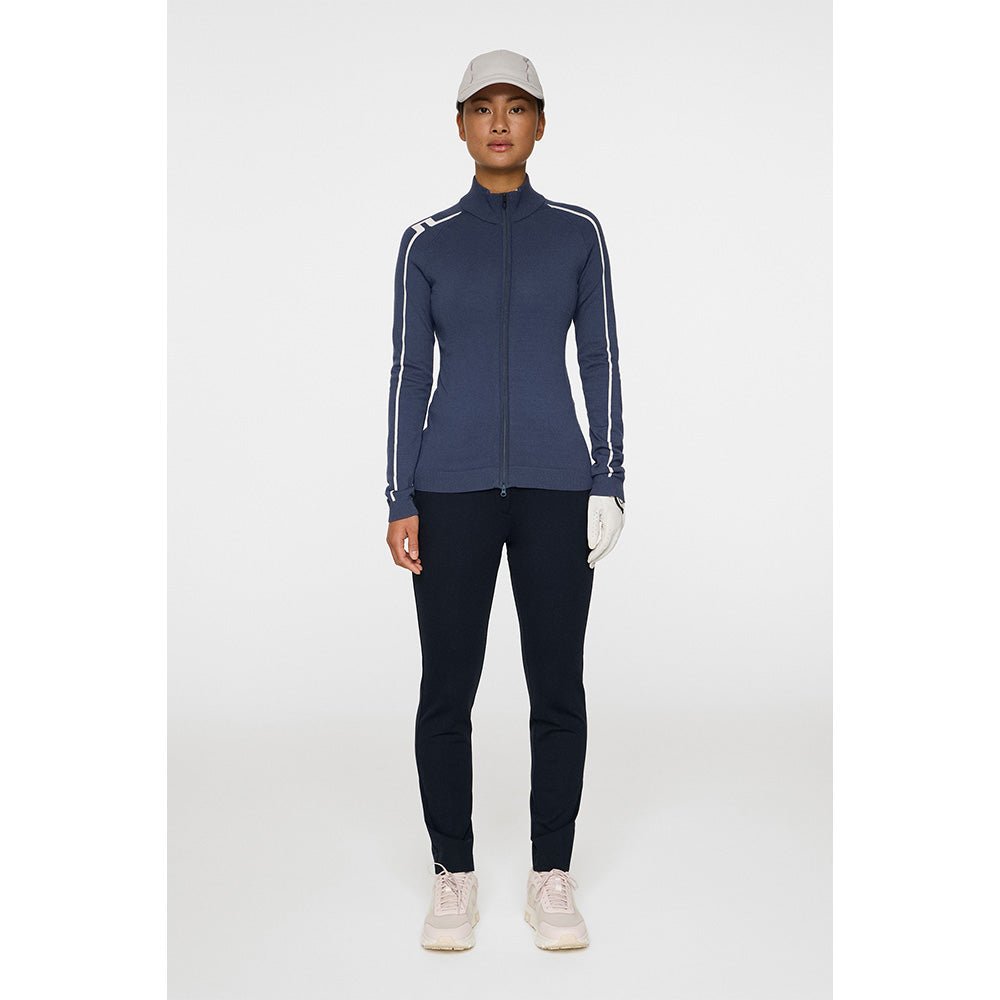 Women's Aubree Knitted Full Zip Sweater - Fairway Styles