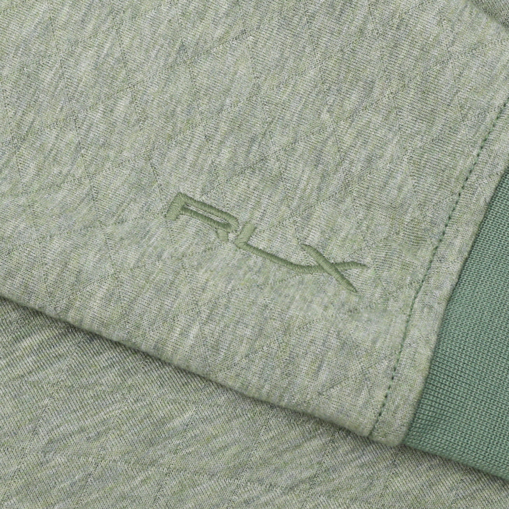 Women's Quilted Double-Knit 1/2 Zip Mock Neck Sweatshirt