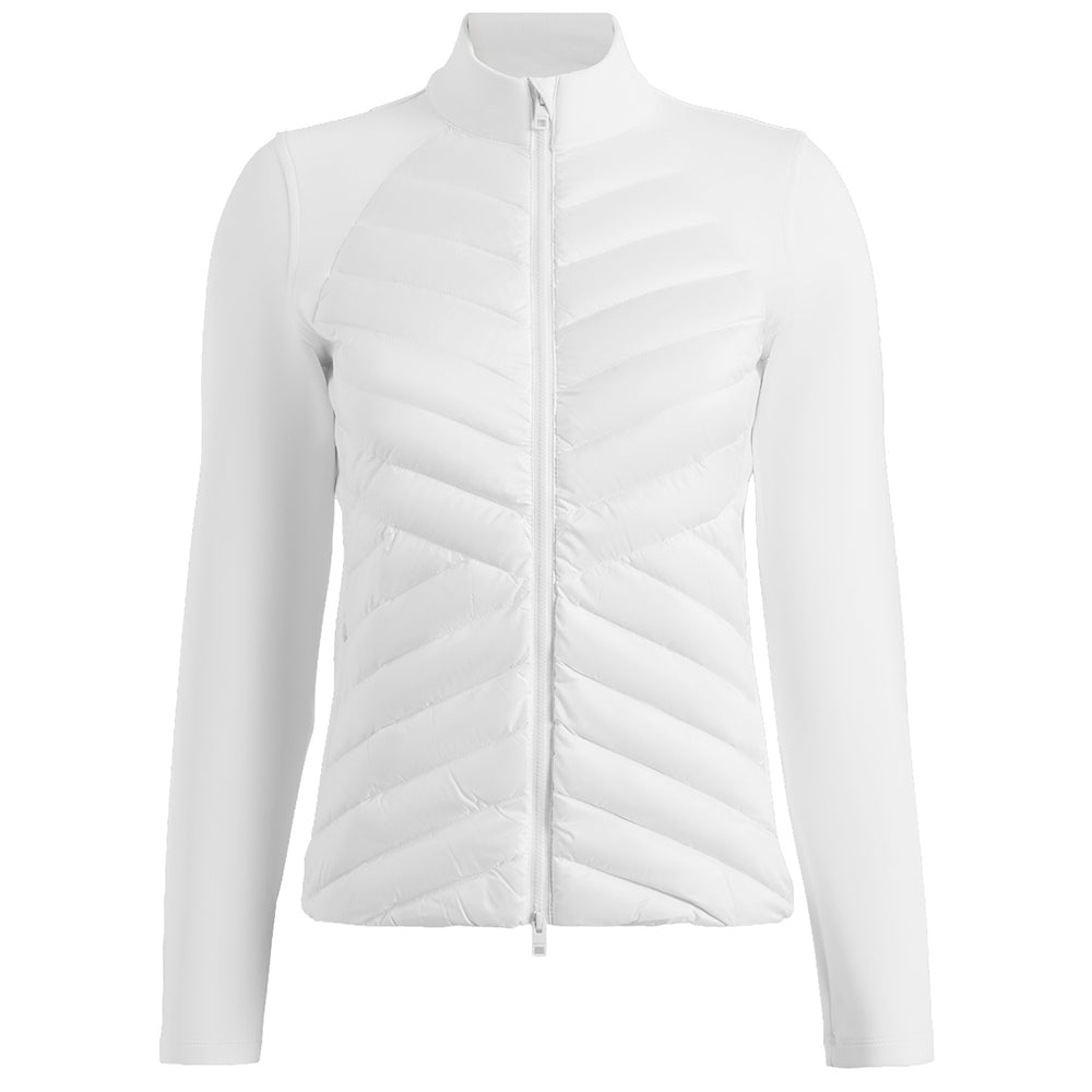 Women's V-Down Quilted Hybrid Jacket