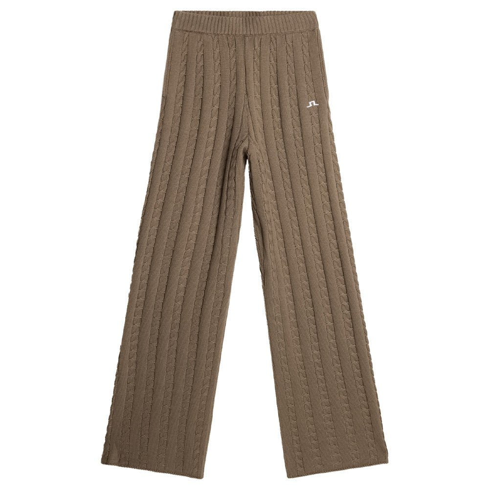 Women's Kiana Cable Knit Wool Pants - Fairway Styles