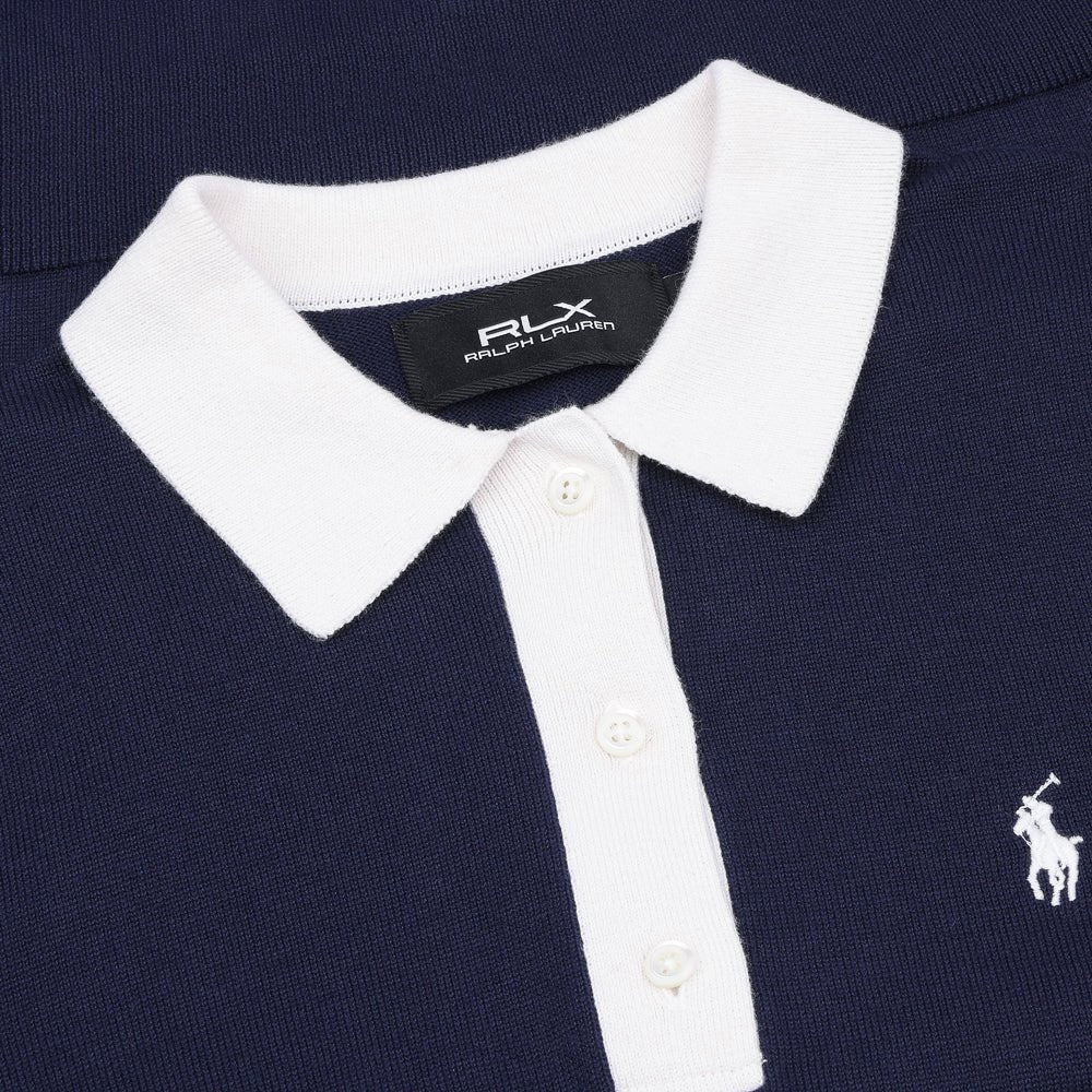 Women's Cotton Blend Long Sleeve Polo