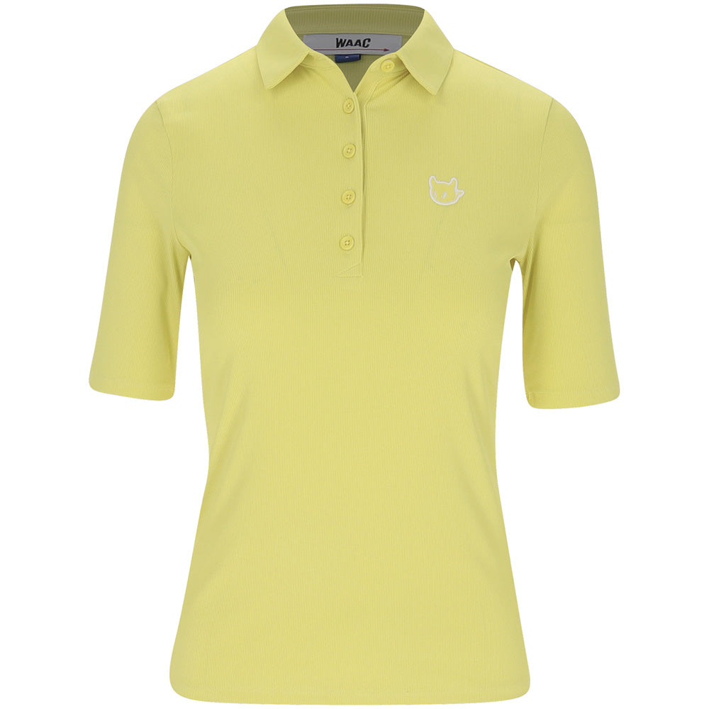 Women's Essential Rib Jersey Polo