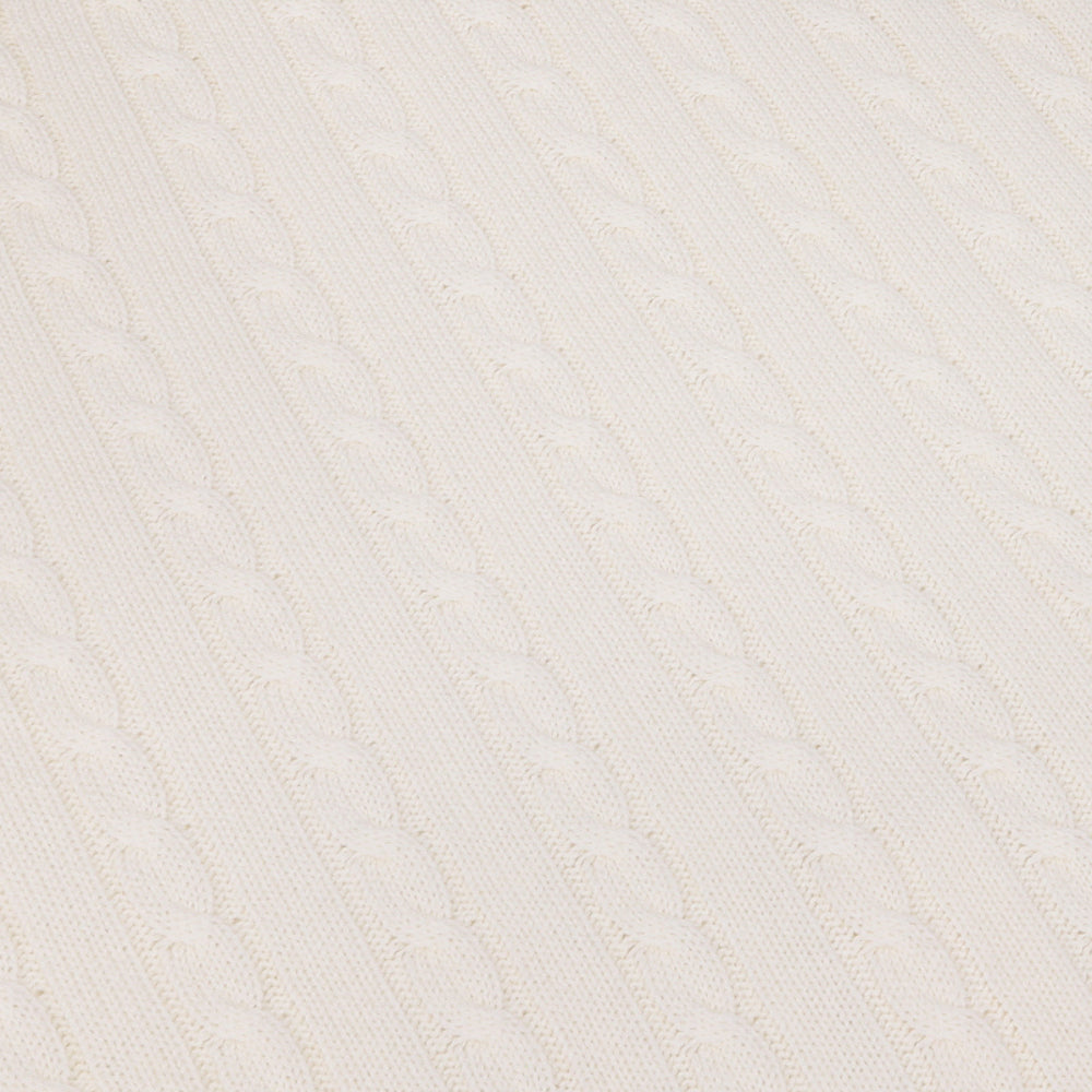 Women's Kinsley Cable Knit Wool Polo