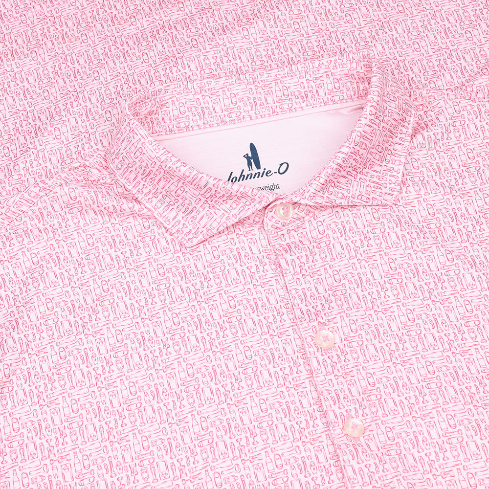 Featherweight Performance Polo - Popping Tops Print