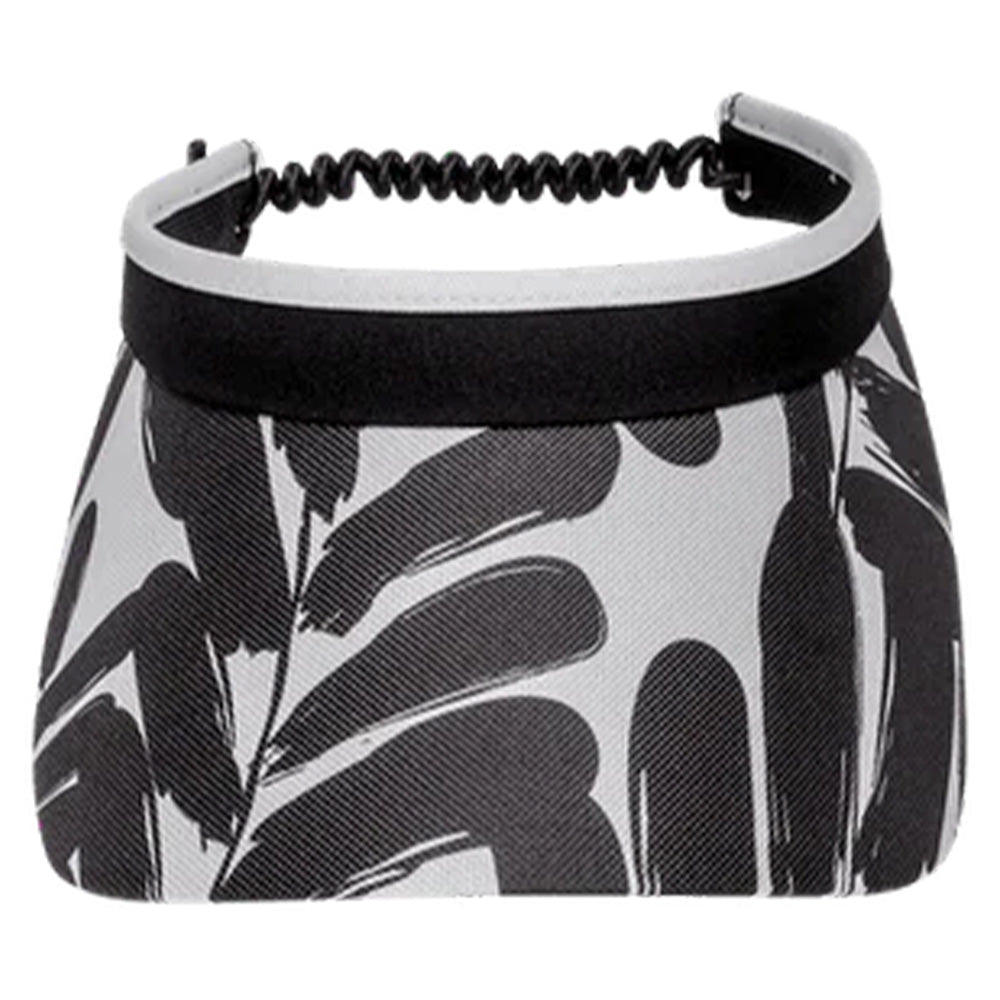 Women's Print Visor With Adjustable Coil