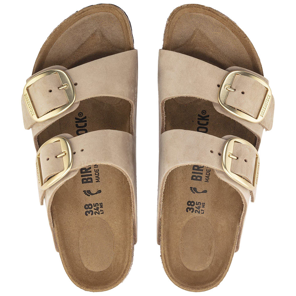 Women's Arizona Big Buckle Nubuck Leather Shoes