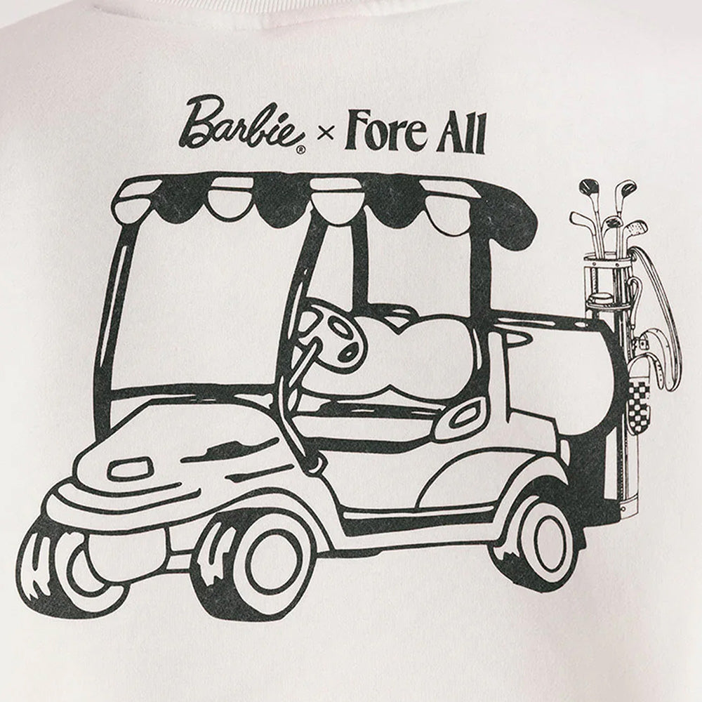 Fore All x Barbie™ Women's Country Club Crewneck Sweatshirt