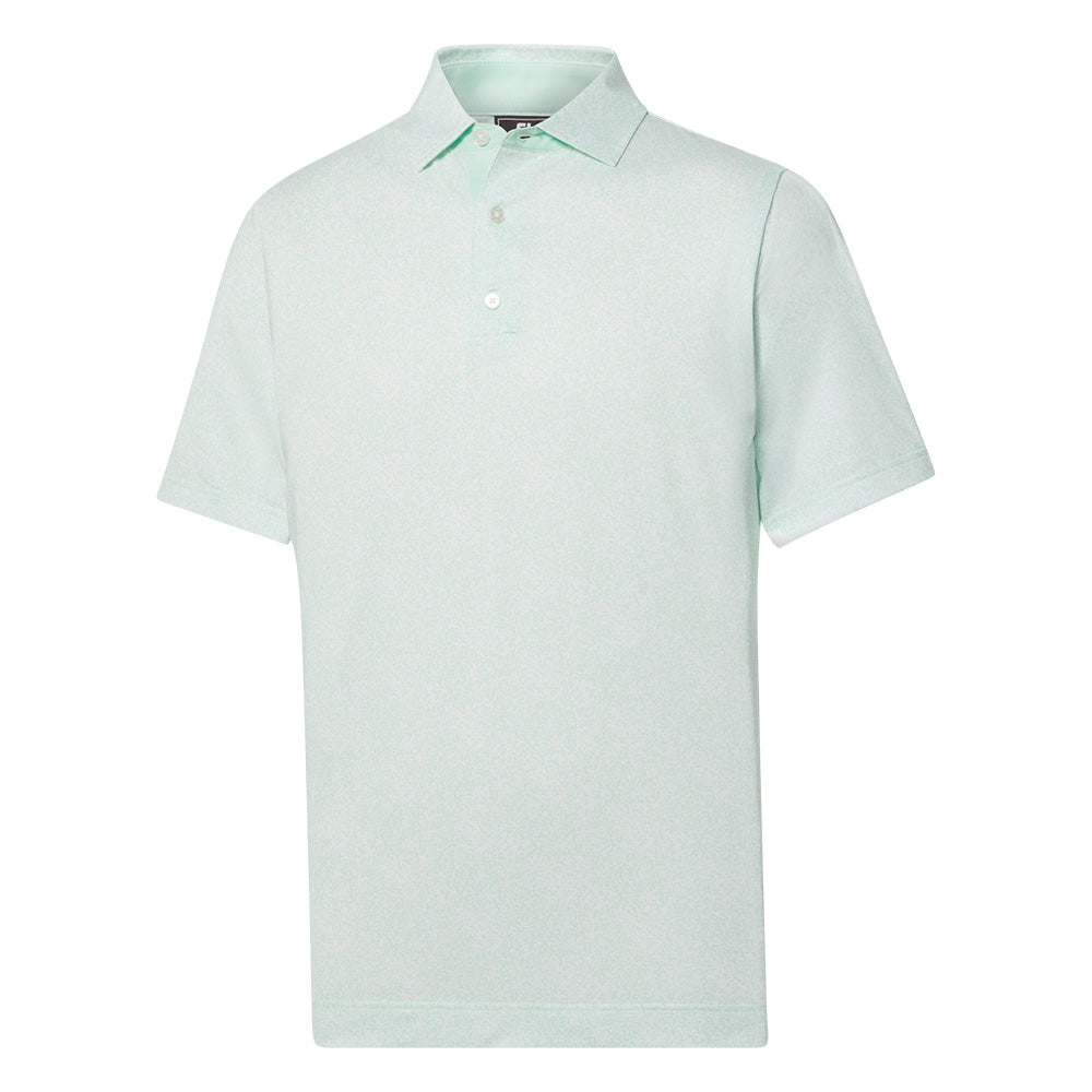 Speckle Print Lisle Polo