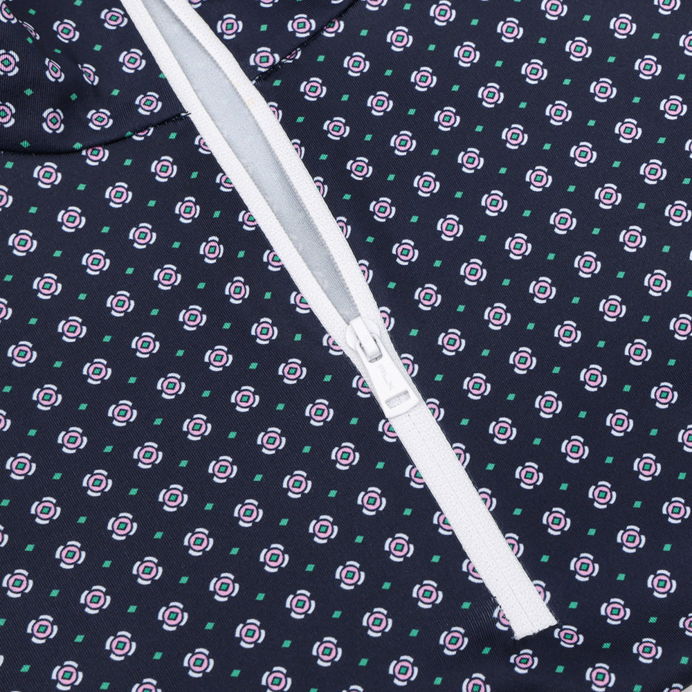 Women's Slim Fit Stretch Jersey 1/4 Zip Polo