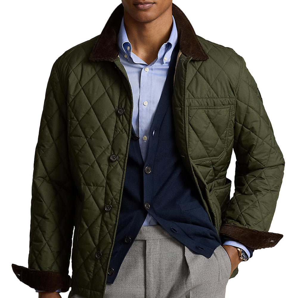 Matte Fine Poly Quilted Chore Jacket