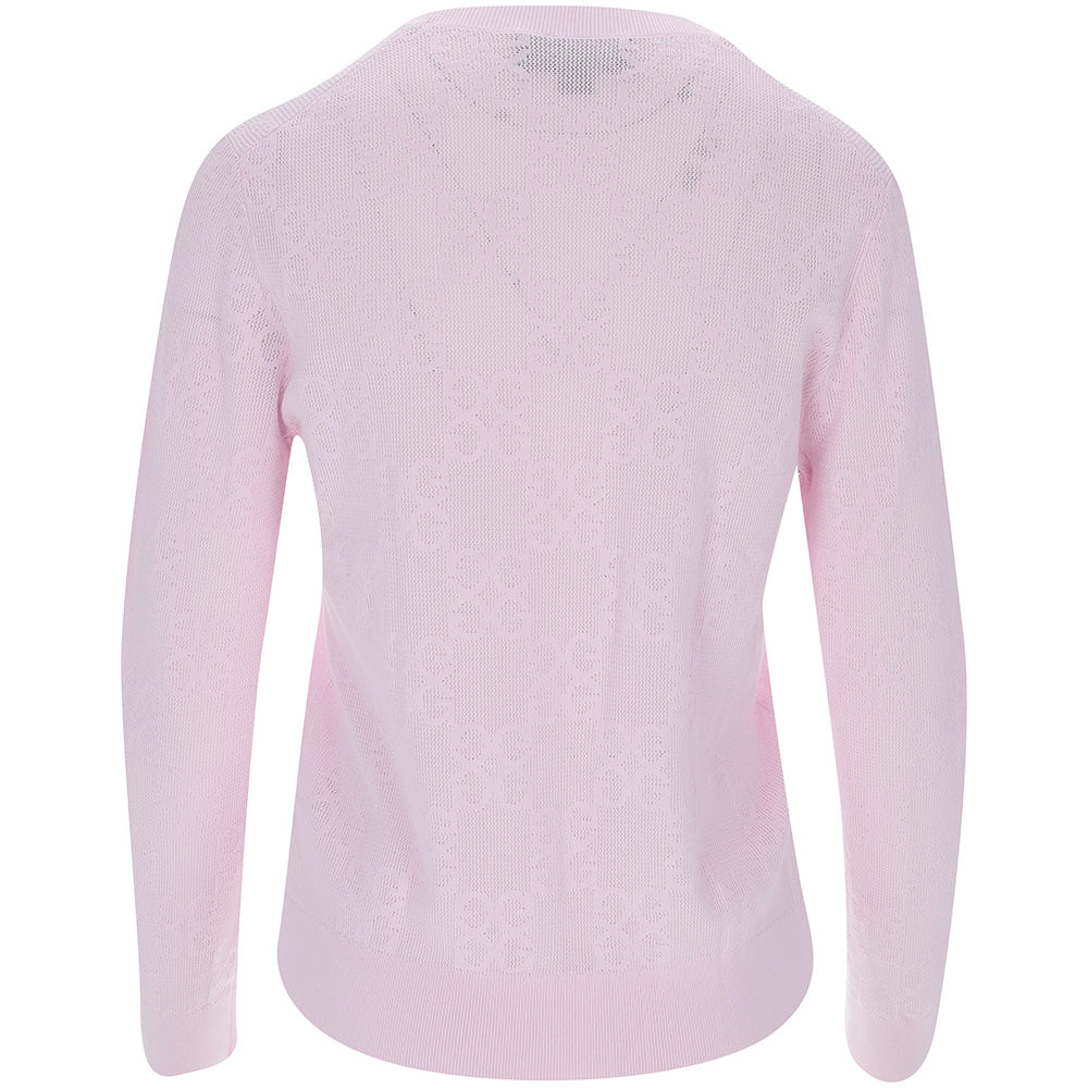 Women’s Pointelle G Crewneck Sweater