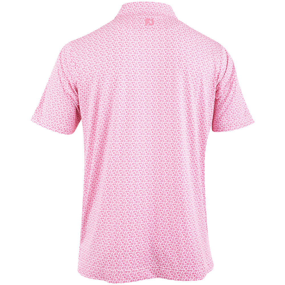 Allover Floral Lisle Polo