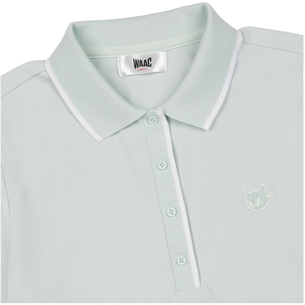 Women's Slim Fit Rib Polo