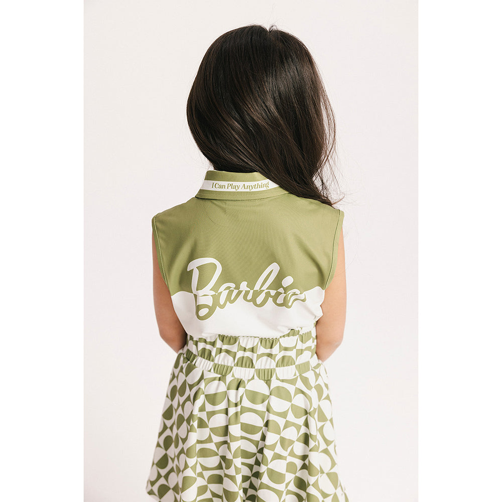 Fore All x Barbie™ Girls' Moore Sleeveless Polo