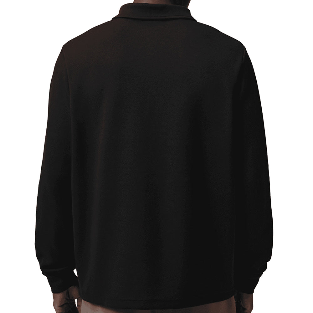 Collared Long Sleeve 1/2 Zip Top