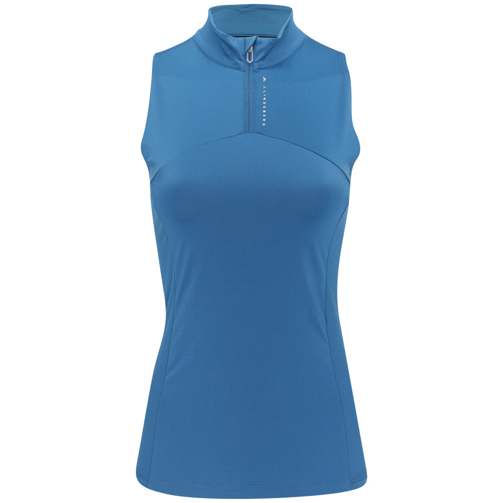 Women's Tiana Print Sleeveless 1/4 Zip Top