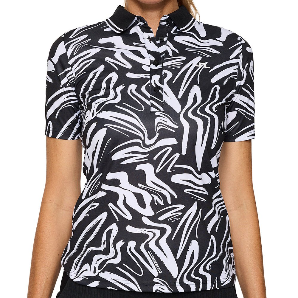 Women's Georgia Print Polo - Fairway Styles