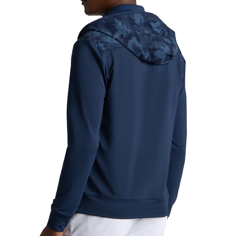 Camo Brushed Back Tech Terry 1/4 Zip Hoodie