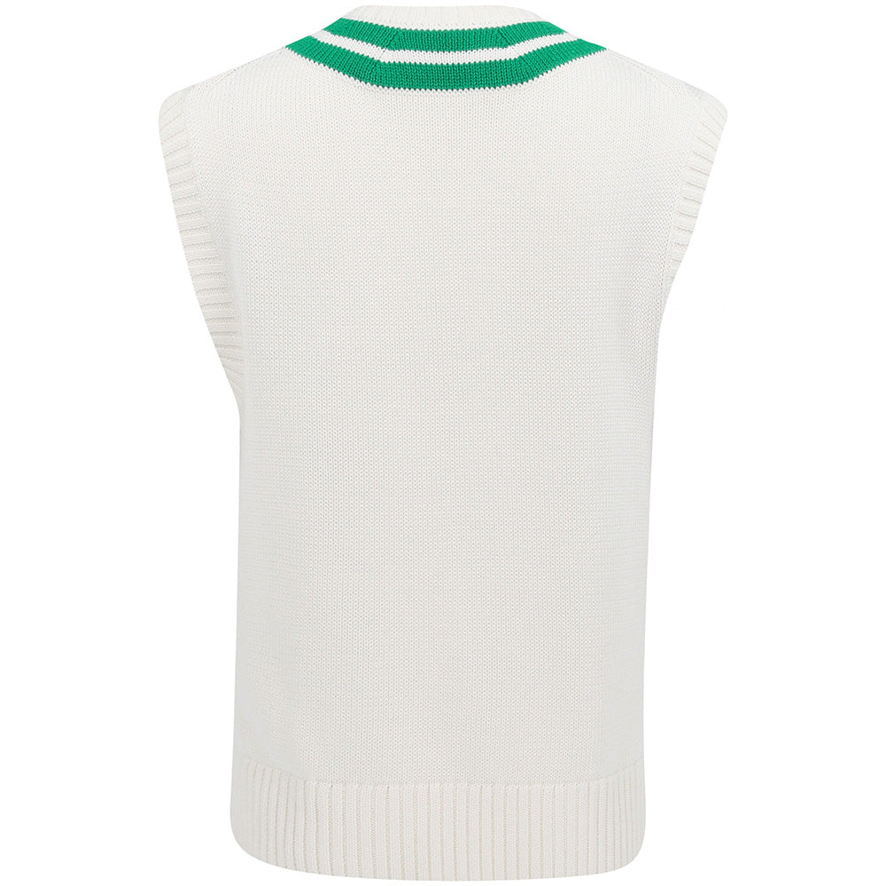 Women's Cotton-Blend Cricket Sweater Vest