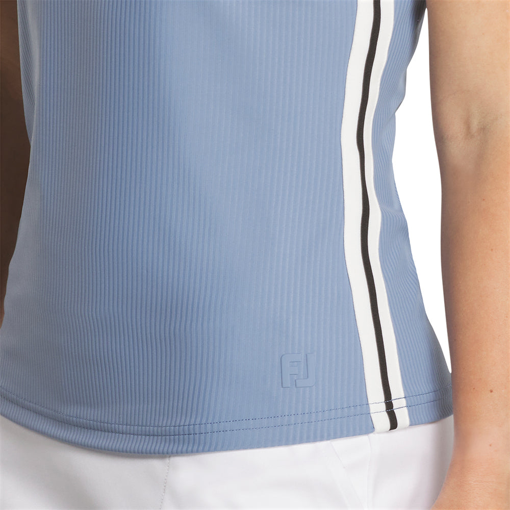 Women's Sleeveless Funnel Neck Shirt