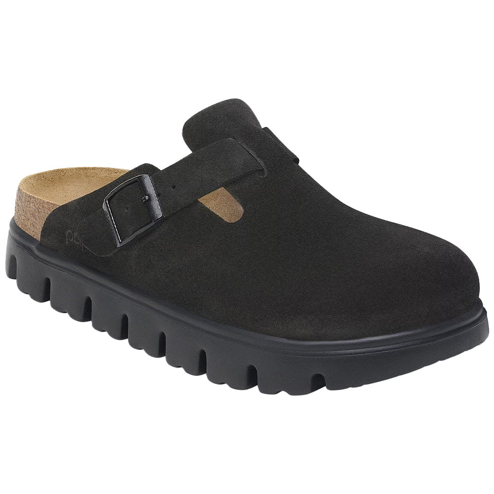 Women's Boston Chunky Sandals - Suede Leather