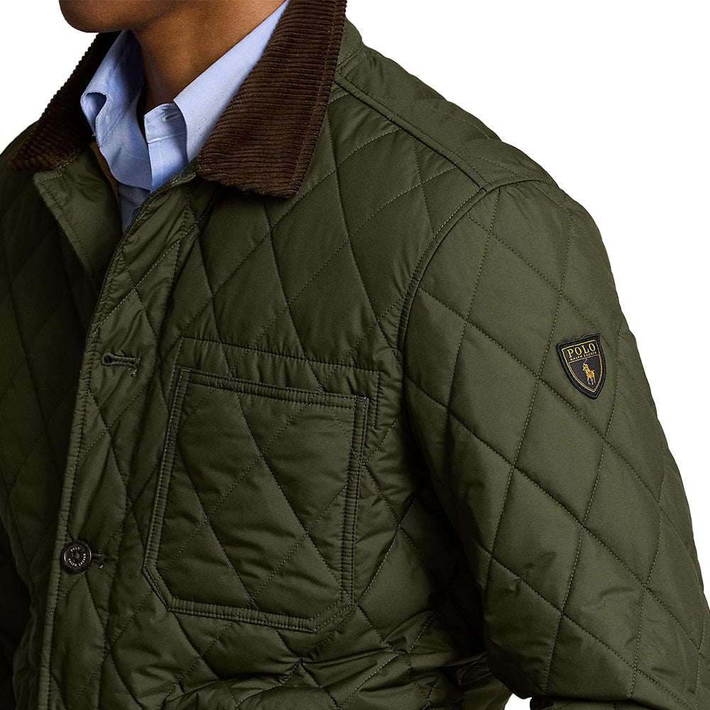 Matte Fine Poly Quilted Chore Jacket