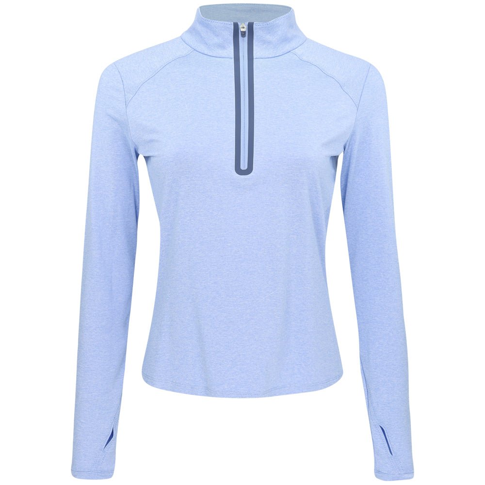 Women's Lea 1/4 Zip Mock Neck Pullover - Fairway Styles
