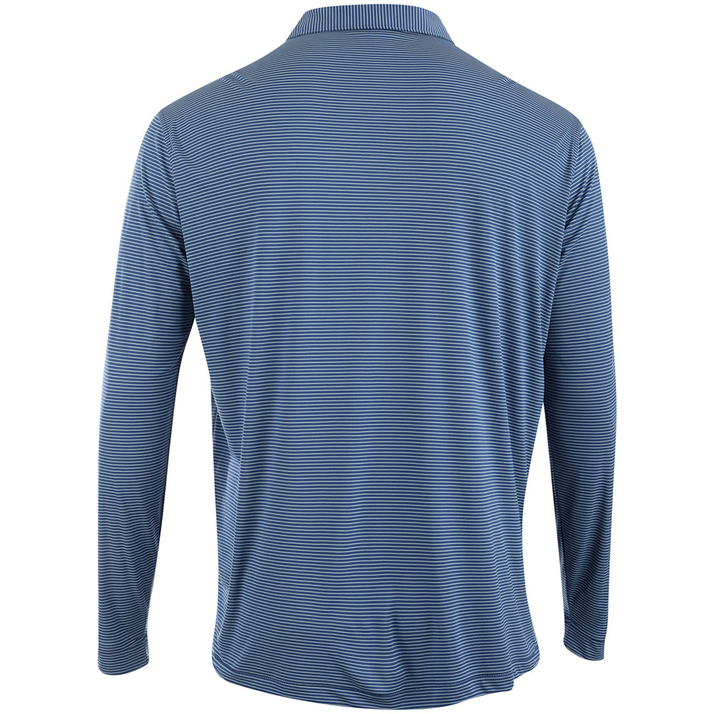 Featherweight Stripe Long Sleeve Polo