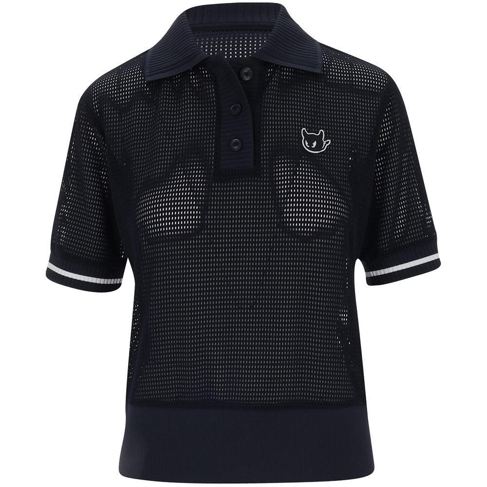 Women's Mesh Jersey Polo
