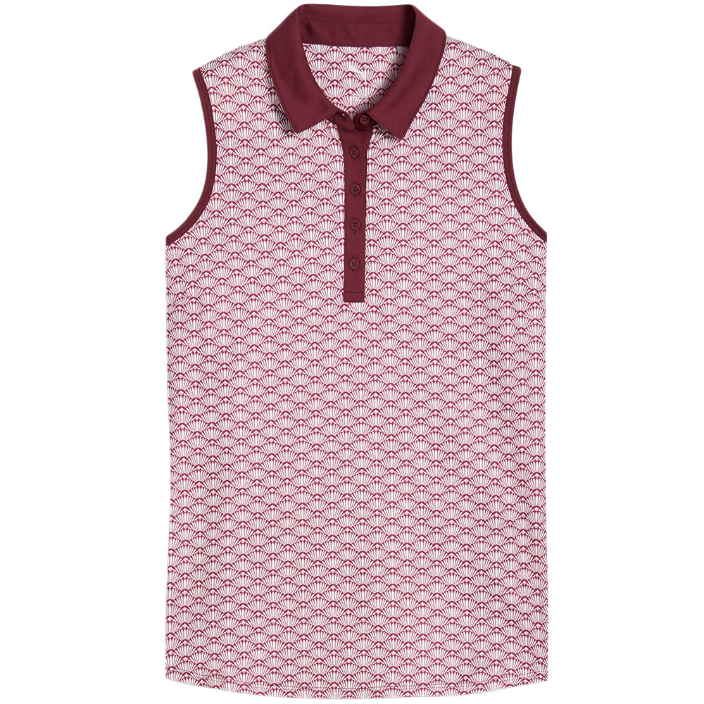 Women's CLOUDSPUN Scallop Sleeveless Polo