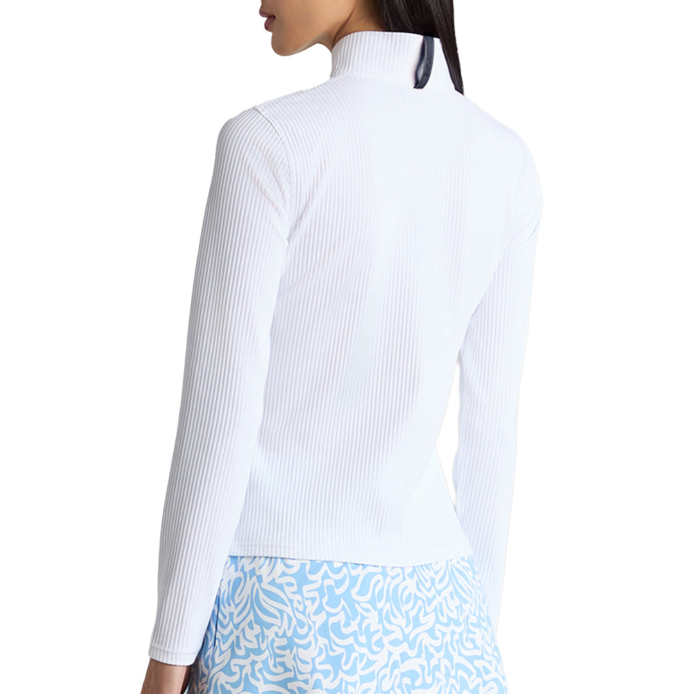 Women's Fitted Rib 1/4 Zip Pullover
