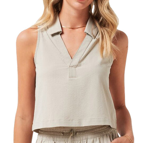 Women's Timeless Breezeblend Sleeveless Polo - Fairway Styles