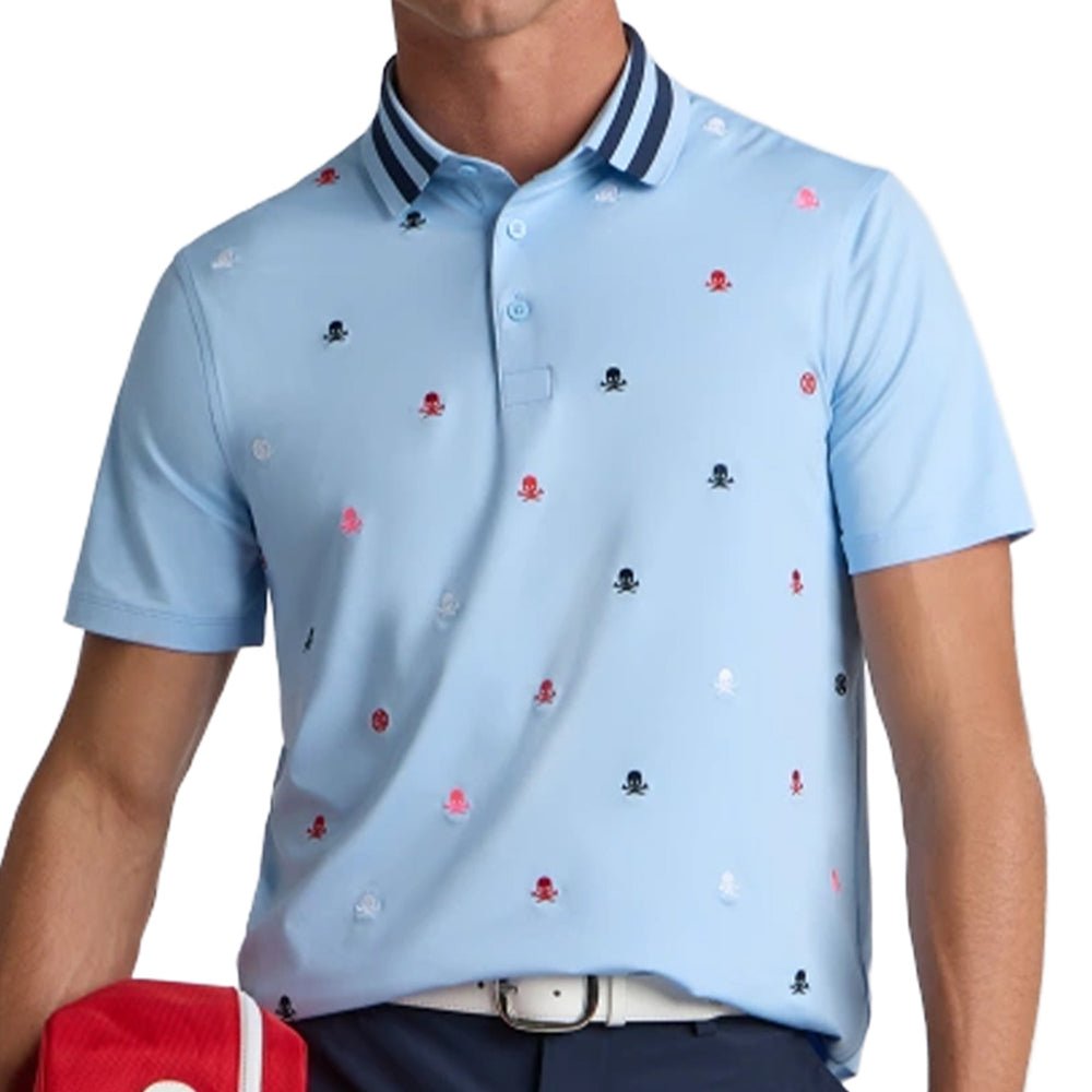 Embroidered Tech Jersey Polo