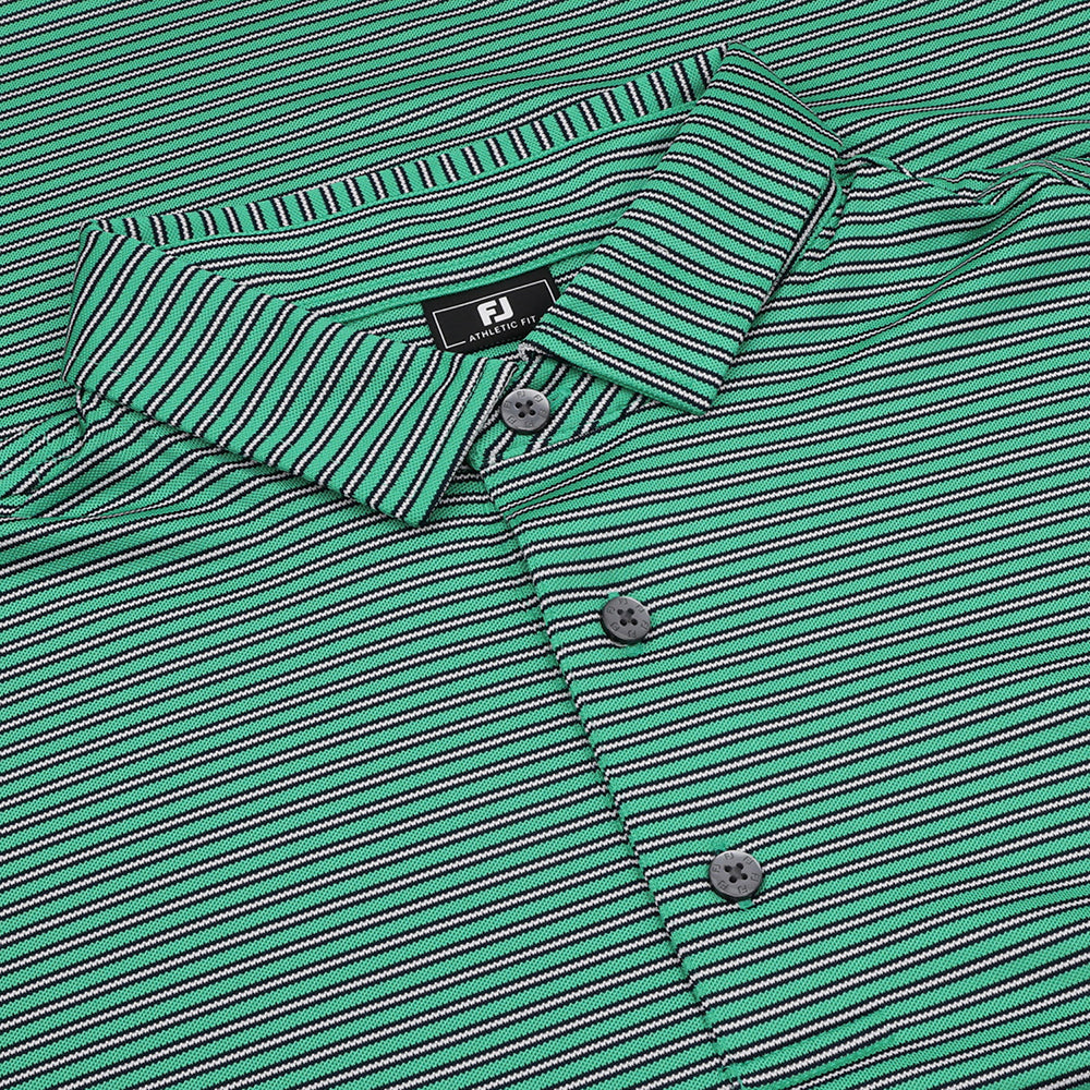 Multi-Stripe Pique Athletic Fit Polo