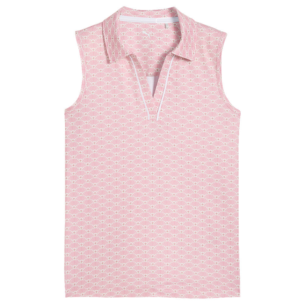Girls' Scallop Sleeveless Polo