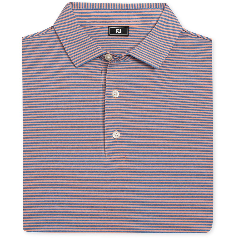 Heather Feeder Stripe Polo