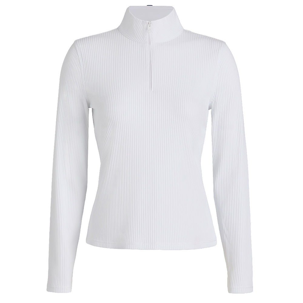 Women's Fitted Rib 1/4 Zip Pullover