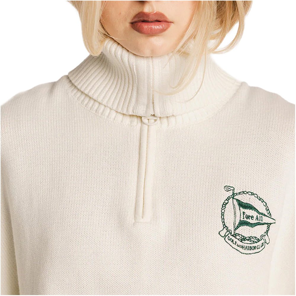 Women's Nautical 1/4 Zip Pullover - Fairway Styles