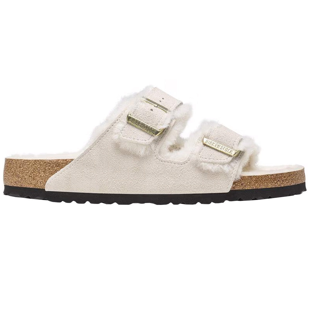 Women's Arizona Shearling Sandals - Suede Leather