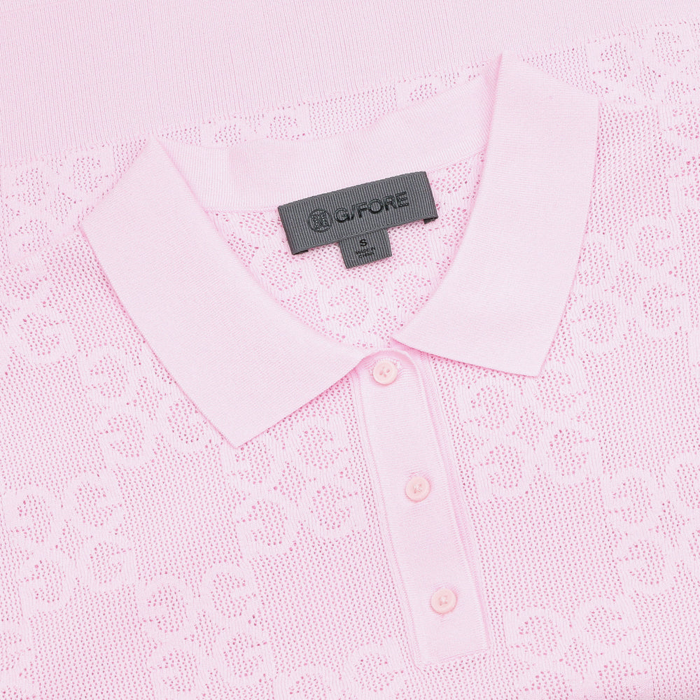 Women's Pointelle G Sweater Polo